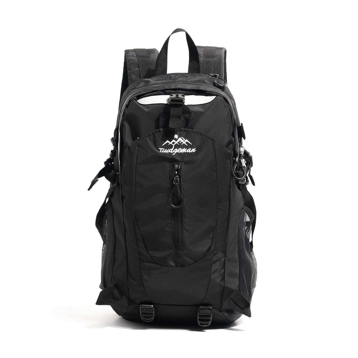 Unisex nan lightweight outdoor backpack with ergonomic back cushion, hydration bladder compartment and multifunctional external pockets LoungeYard — product view 2