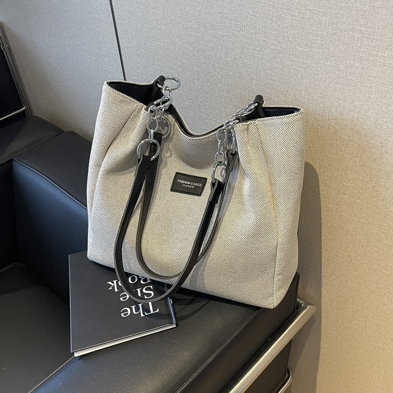 Chic Textured Shoulder Bag LoungeYard — product view 6