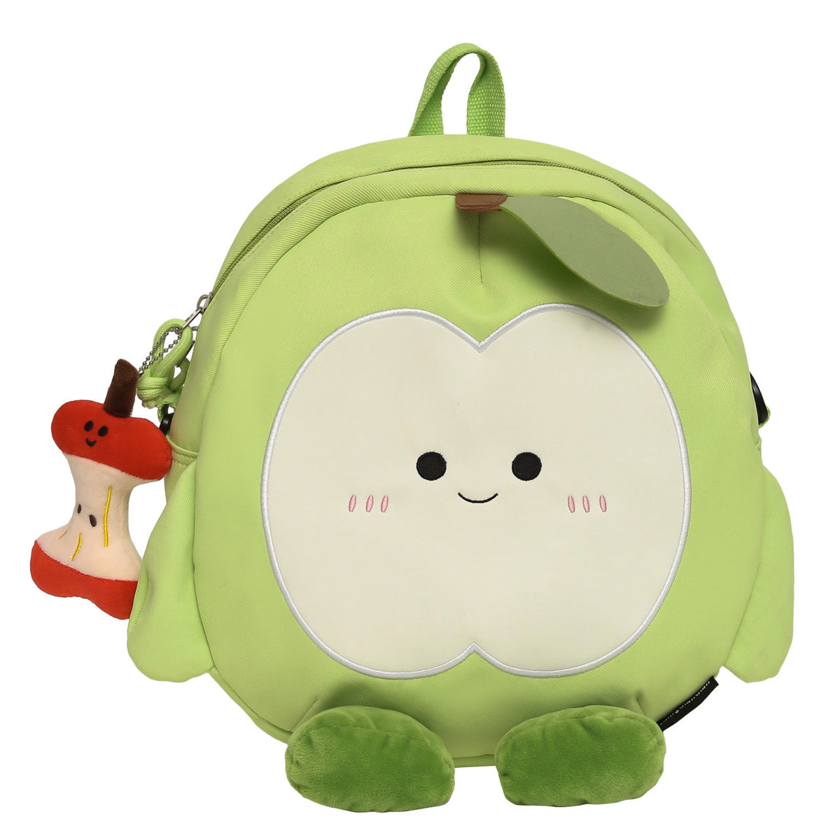 Plush Backpack in Cheerful Apple Design LoungeYard — product view 6