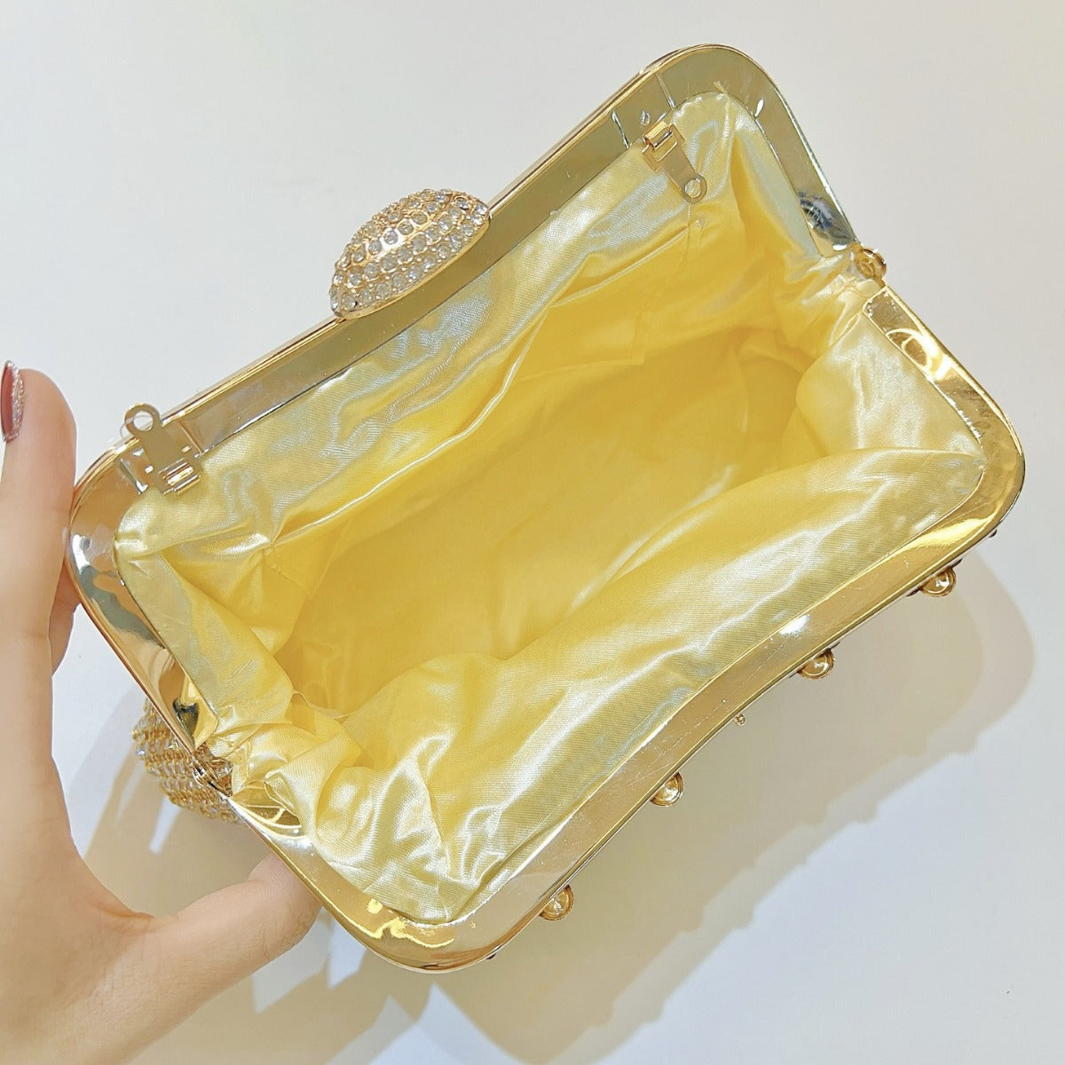 Glittering Crystal Clutch — product view 3