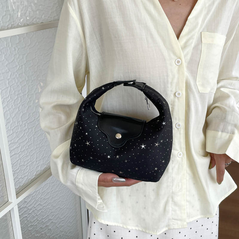 Stylish Starry Print Hobo Bag — product view 3