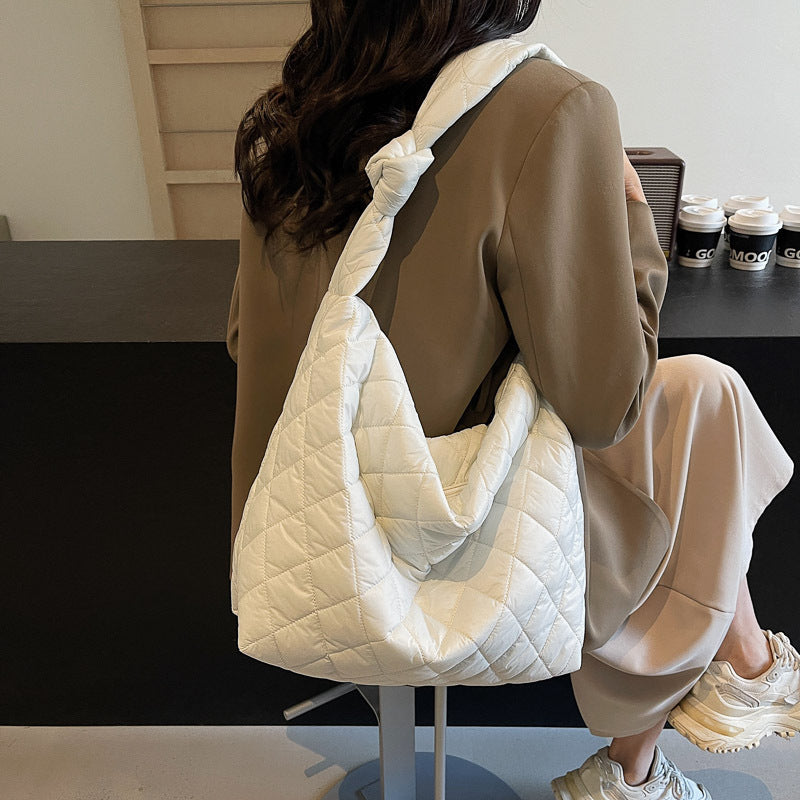 Quilted Shoulder Handbag — product view 1