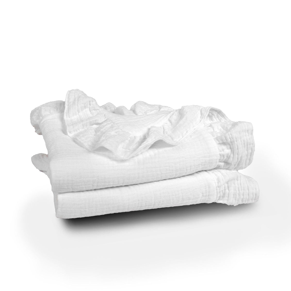 Soft Muslin Blanket with Ruffled Edges LoungeYard — product view 6