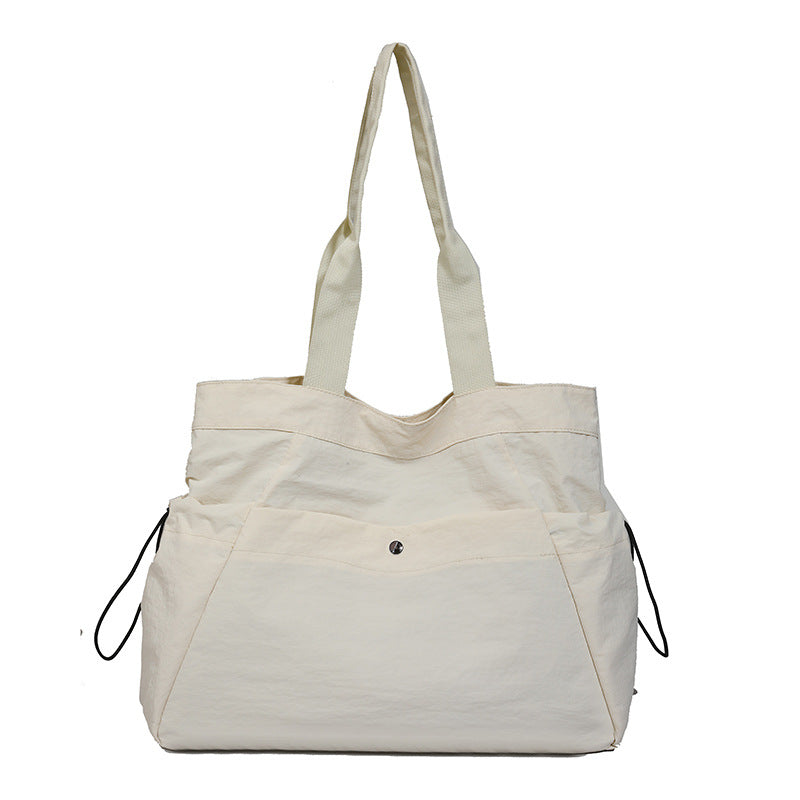 Spacious And Functional Tote Bag With Side Pockets LoungeYard — product view 3