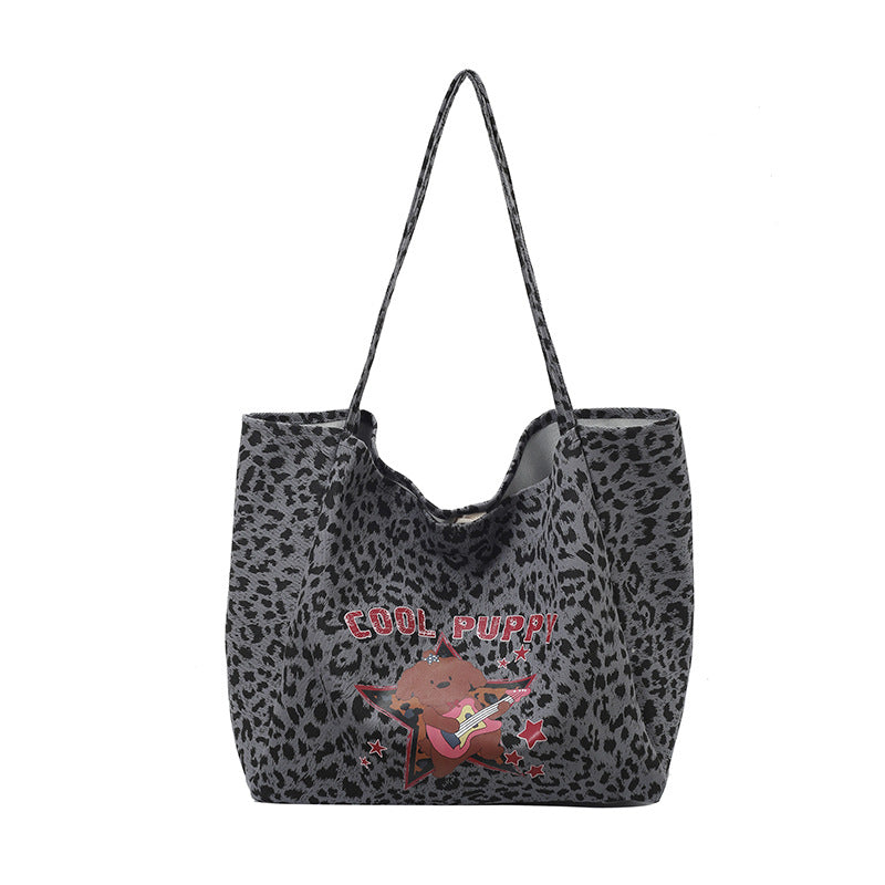 Playful Graphic Print Tote Bag — product view 5
