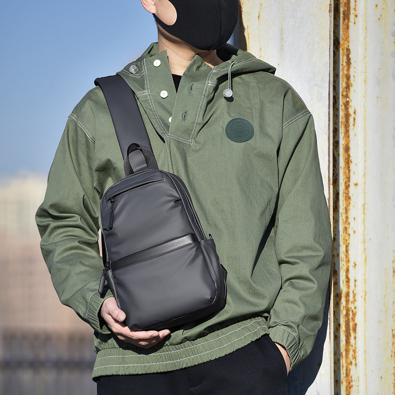 Compact sling backpack with multifunctional storage compartments LoungeYard — product view 3