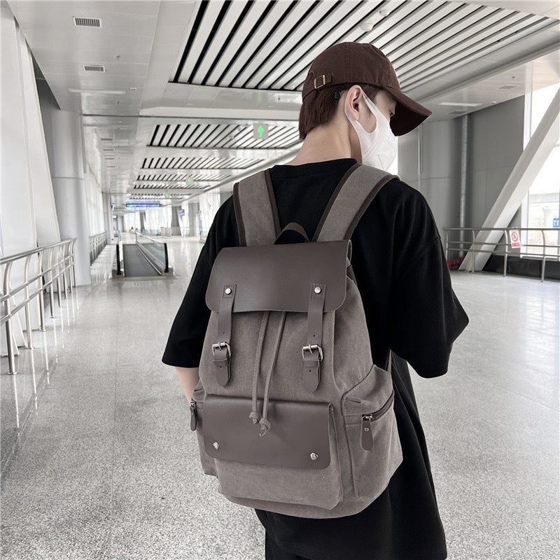 Multifunctional backpack with practical compartments LoungeYard — product view 3