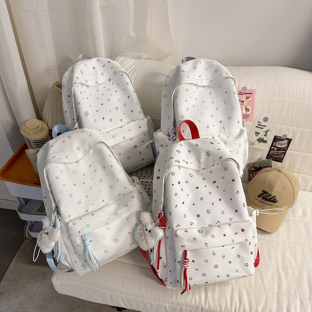 Star-Printed Stylish Daypack LoungeYard — product view 4