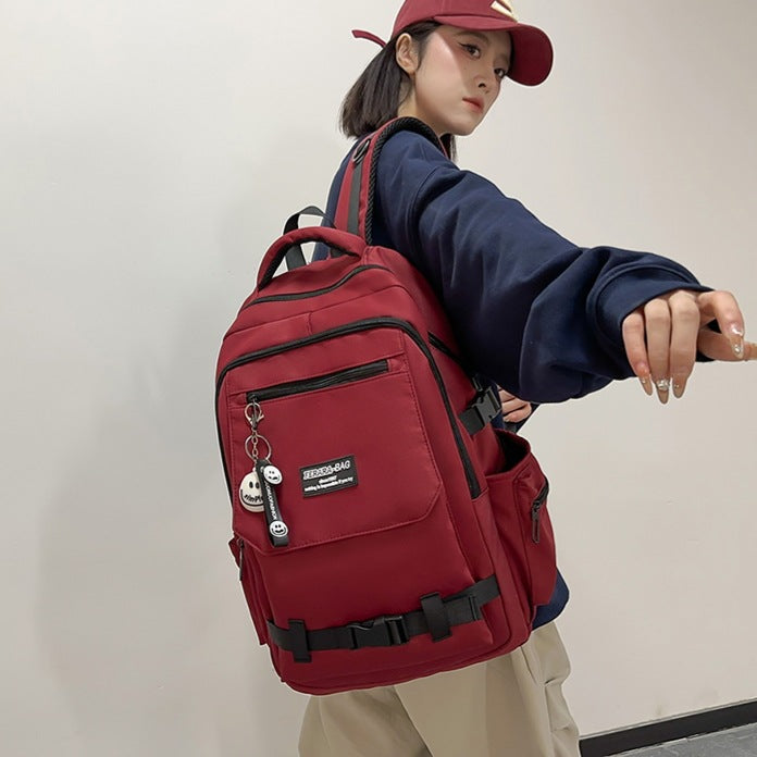 Artistic Graphic Print Backpack LoungeYard — product view 2