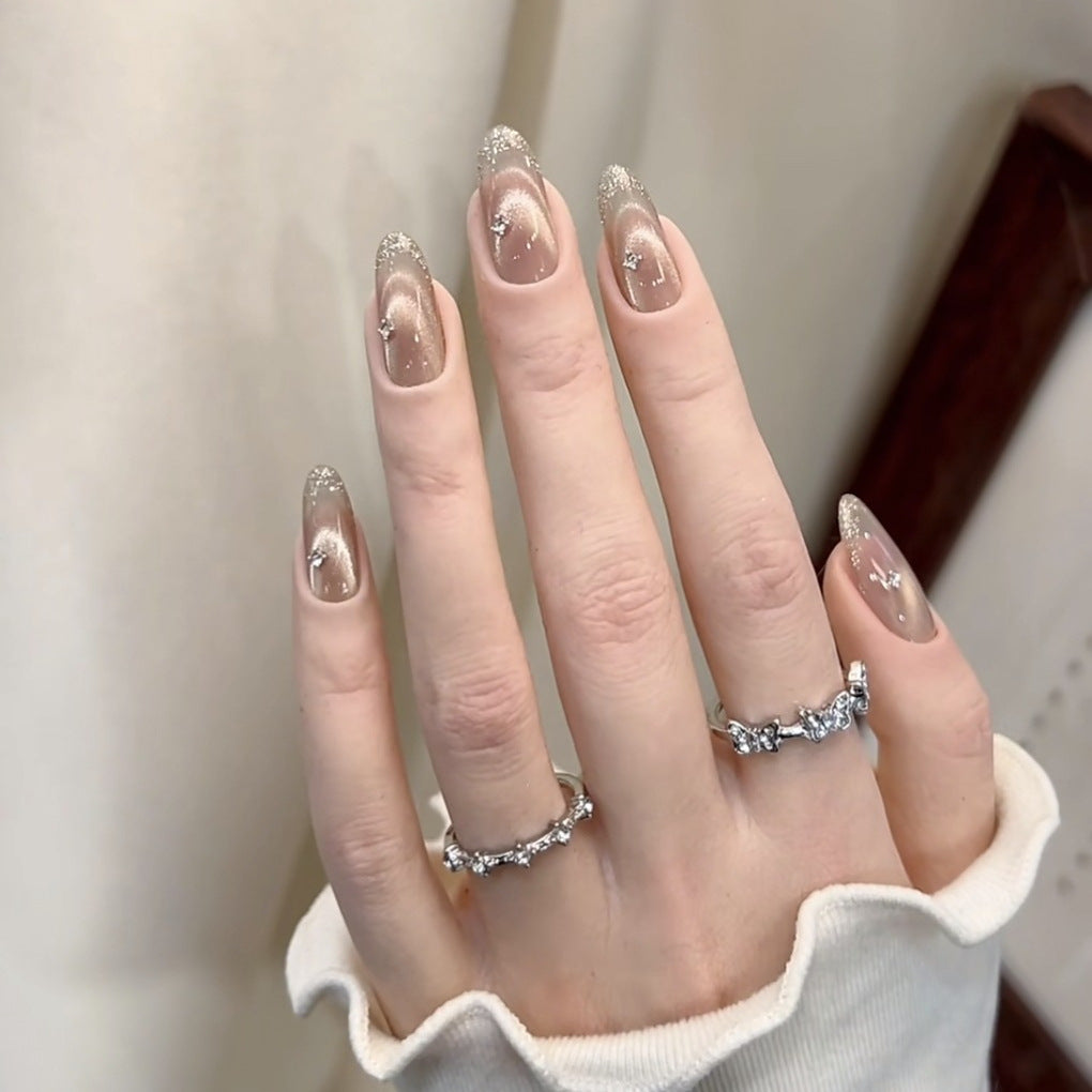 Glittery Stiletto Press-On Nail Extensions — product view 3