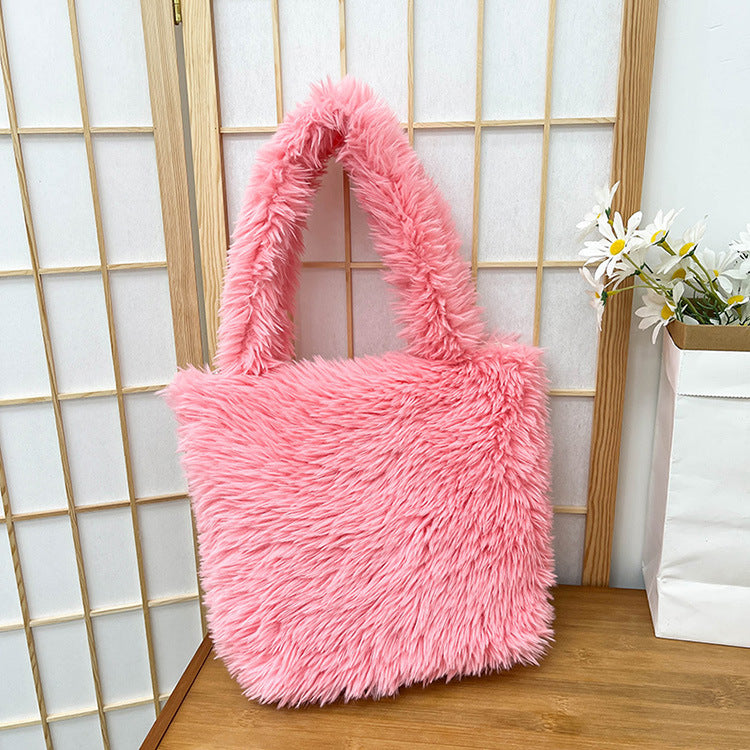 Cozy Faux Fur Tote Bag — product view 6