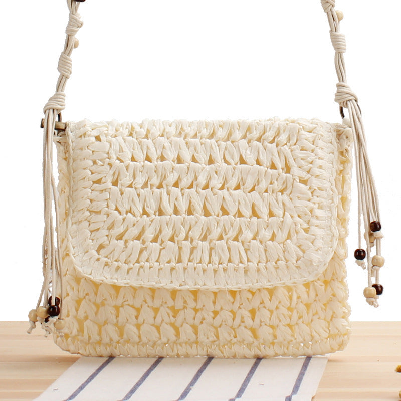Handbag made of high-quality woven natural material LoungeYard — product view 6