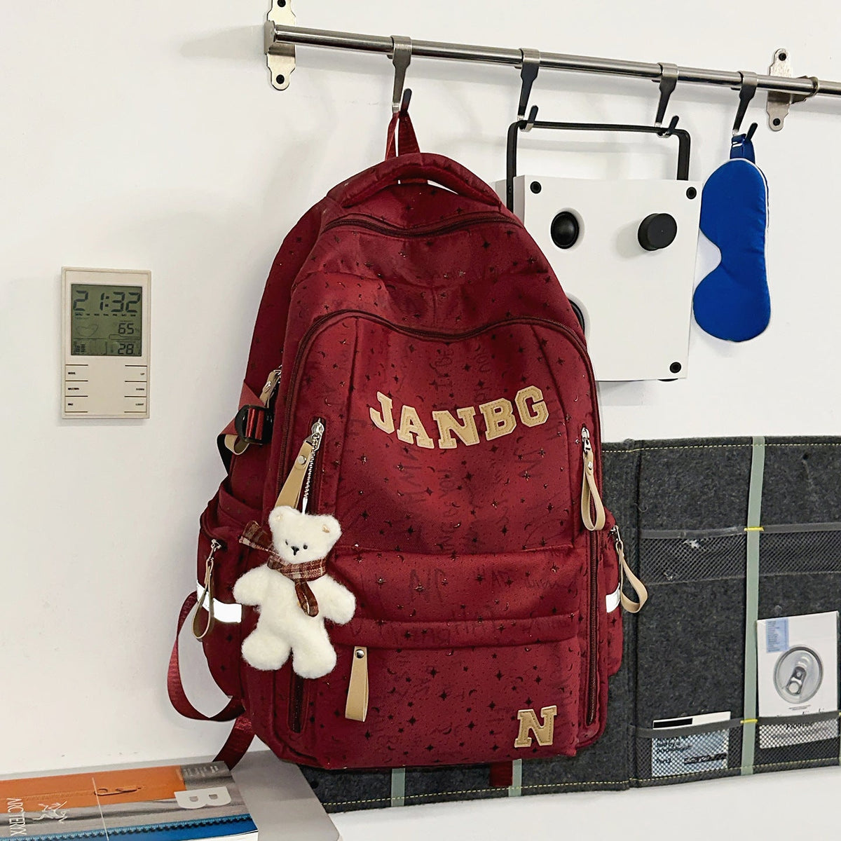 Spacious Multi-Pocket Rucksack LoungeYard — product view 6