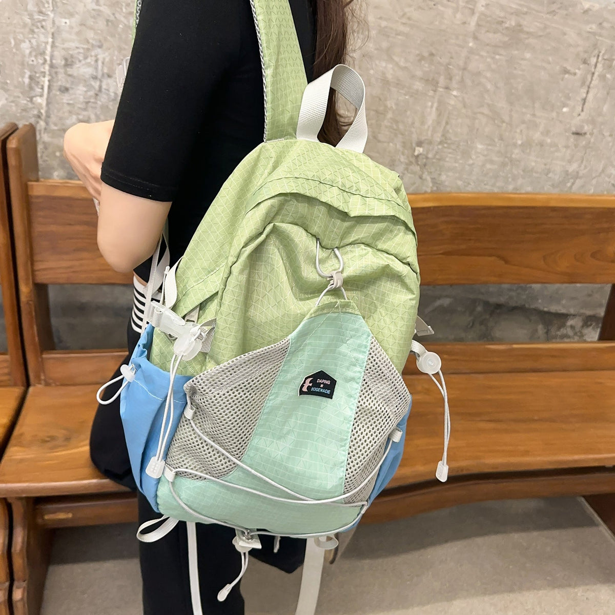 Multi-Purpose Backpack with Mesh Pocket LoungeYard — product view 3