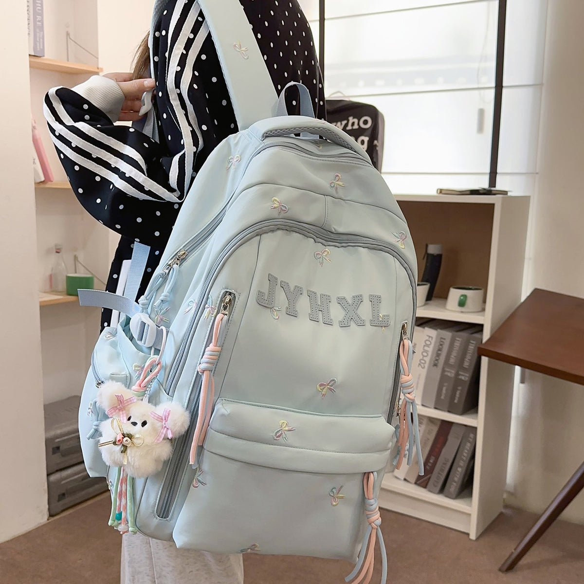 Decorative Embroidered Backpack LoungeYard — product view 1