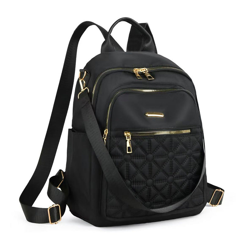 Elegant Quilted Multi-Pocket Backpack LoungeYard — product view 6