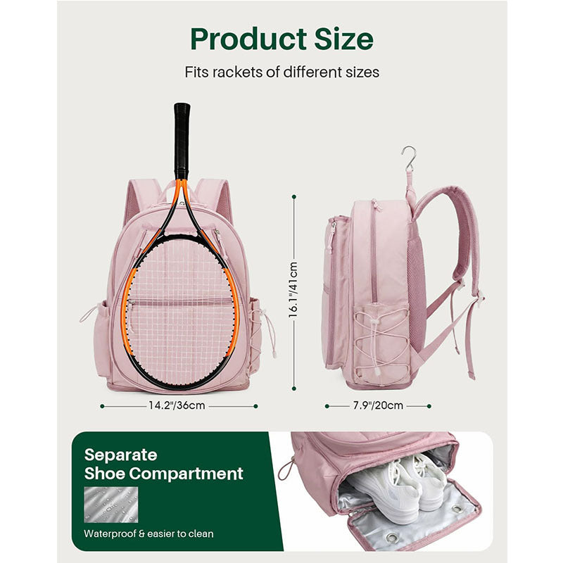 Multifunctional Tennis Backpack LoungeYard — product view 2
