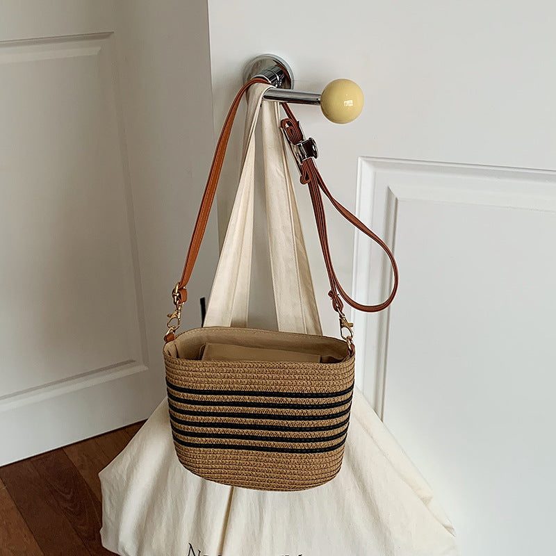 Woven Straw Crossbody Bag — product view 7