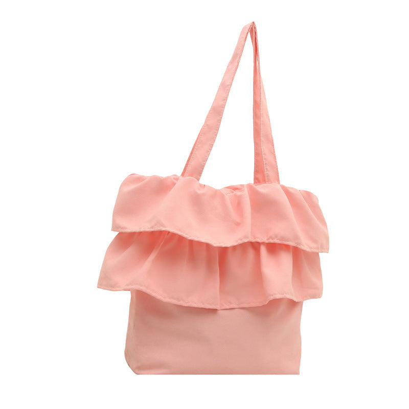 Chic Ruffled Tote Bag LoungeYard — product view 5