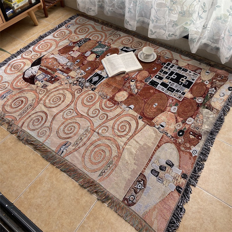 Decorative Artistic Tapestry Throw Blanket — product view 3