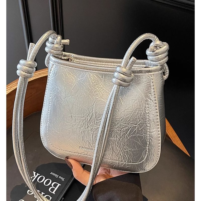 Knotted Handle Top-Handle Handbag LoungeYard — product view 5