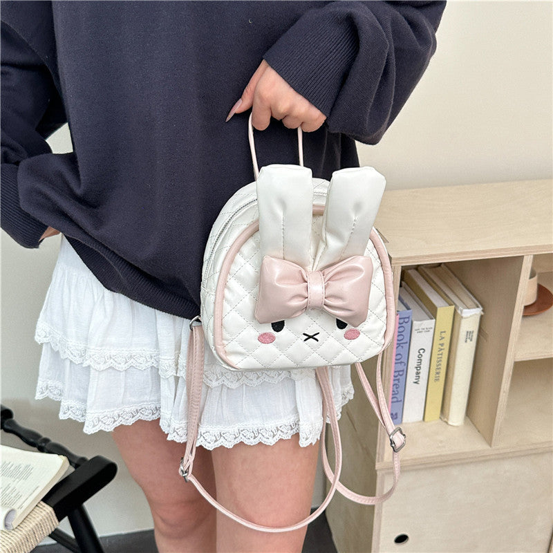 Cute Bunny-Themed Mini Backpack LoungeYard — product view 4