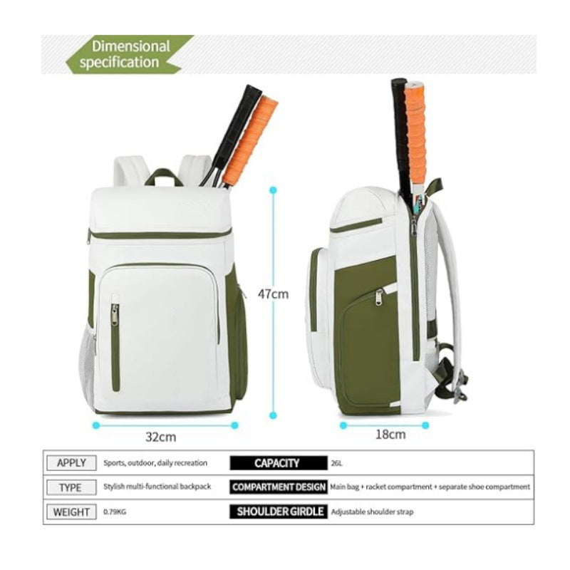 Tennis Racket Storage Backpack — product view 7