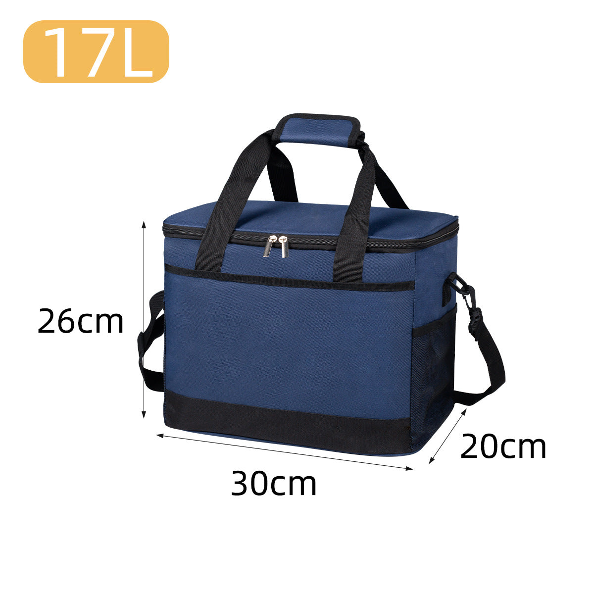Unisex cooler bag with large storage space and insulating function LoungeYard — product view 2