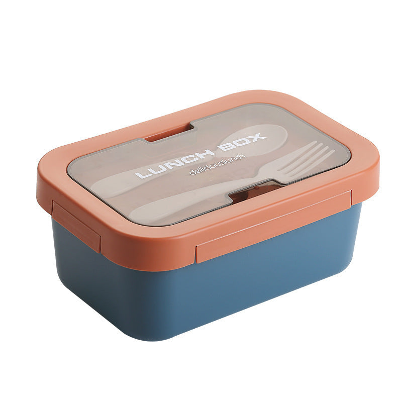 Multi-Layered Insulated Bento Lunch Box with Built-in Utensils — product view 5