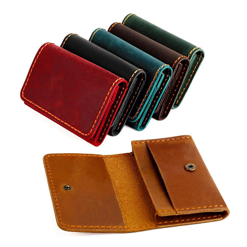Compact Leather Cardholder LoungeYard — product view 4