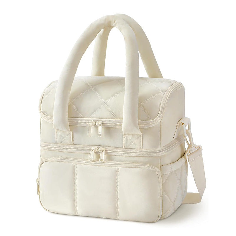 Elegant cosmetic bag with compartments LoungeYard — product view 6