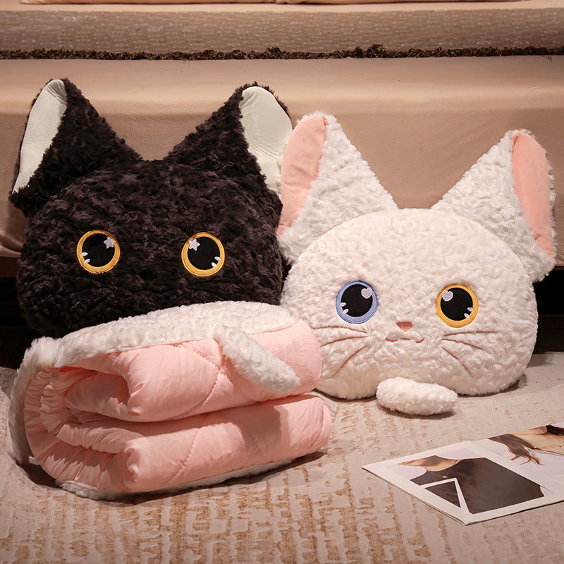 Plush pillow and blanket set — product view 1