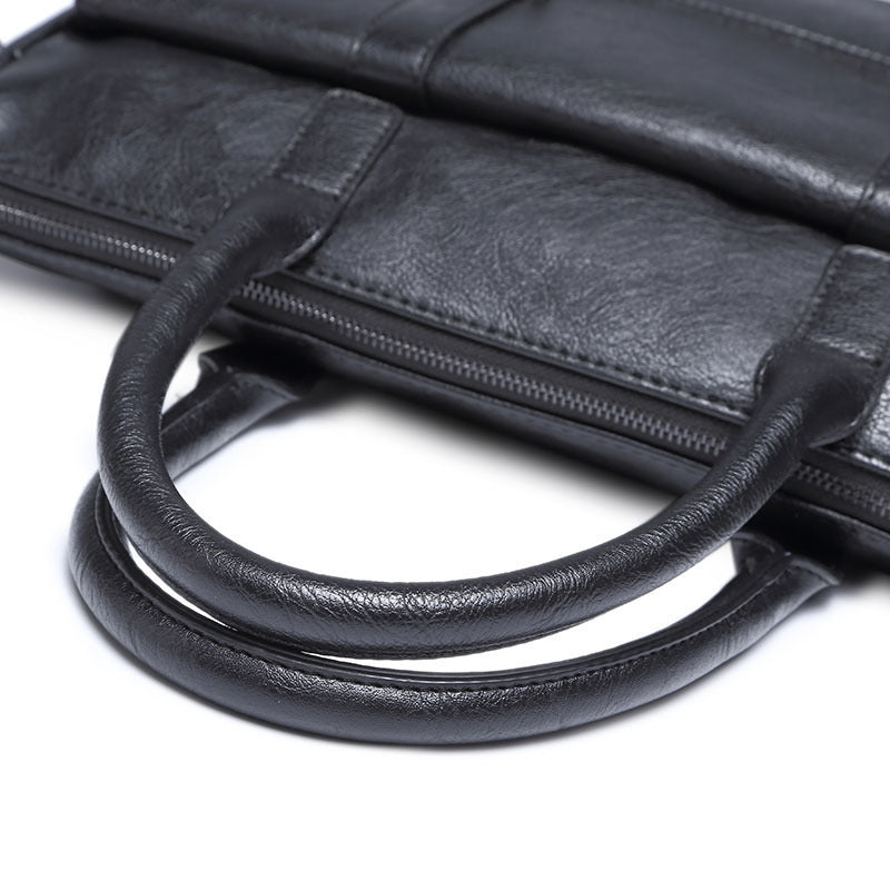 Stylish business briefcase with multiple compartments LoungeYard — product view 3