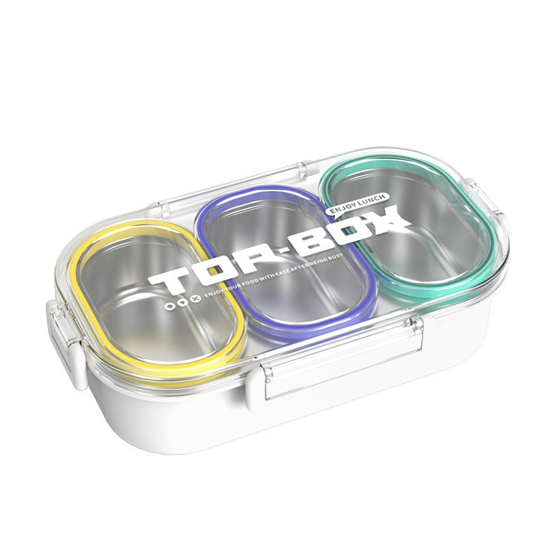 Triple-Compartment Food Storage Container — product view 5