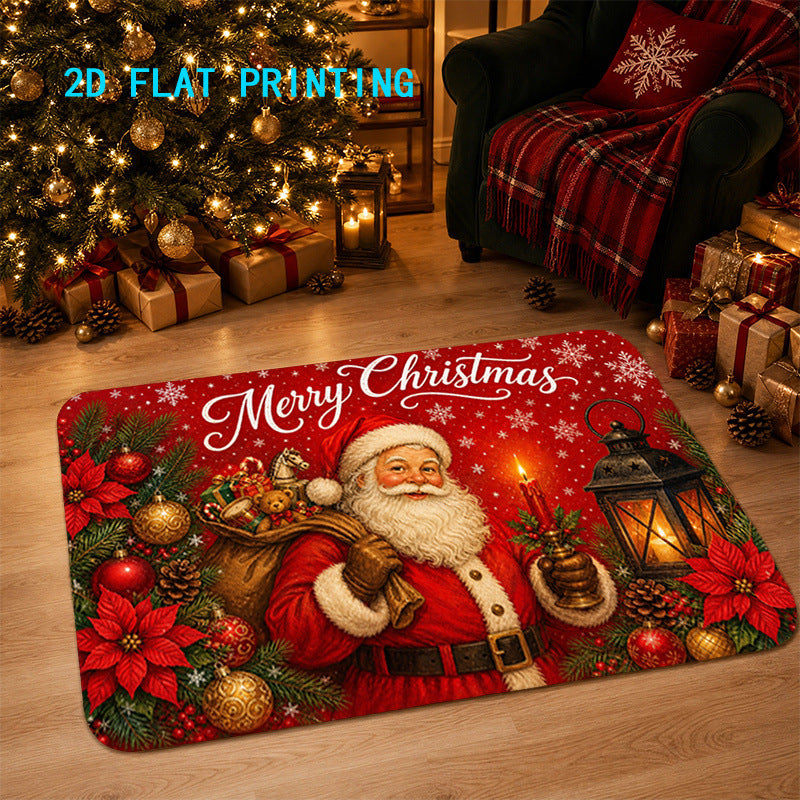Holiday-Themed Decorative Area Mat Bowlift — product view 2