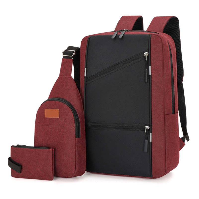 Versatile Travel Backpack and Sling Bag Set LoungeYard — product view 2