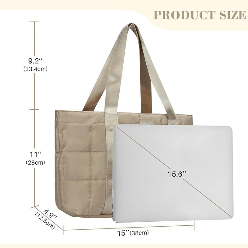 Urban Quilted Tote Bag LoungeYard — product view 2