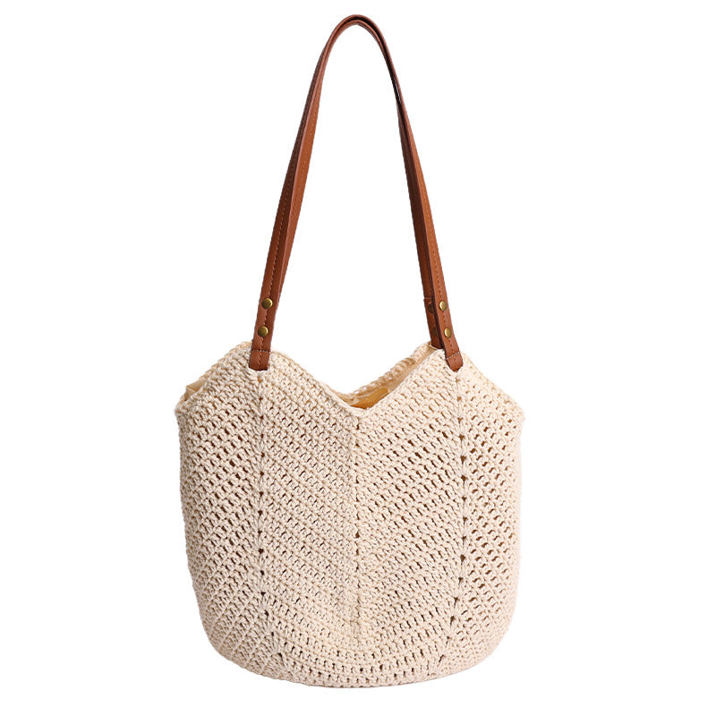 Handmade straw bag LoungeYard — product view 5