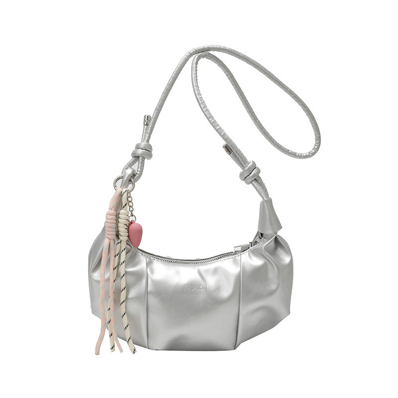 Stylish Leather Hobo Handbag LoungeYard — product view 5