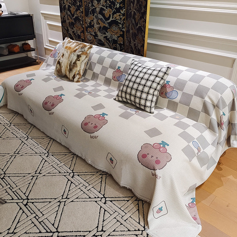 Artistic Graphic Sofa Throw Blanket — product view 6