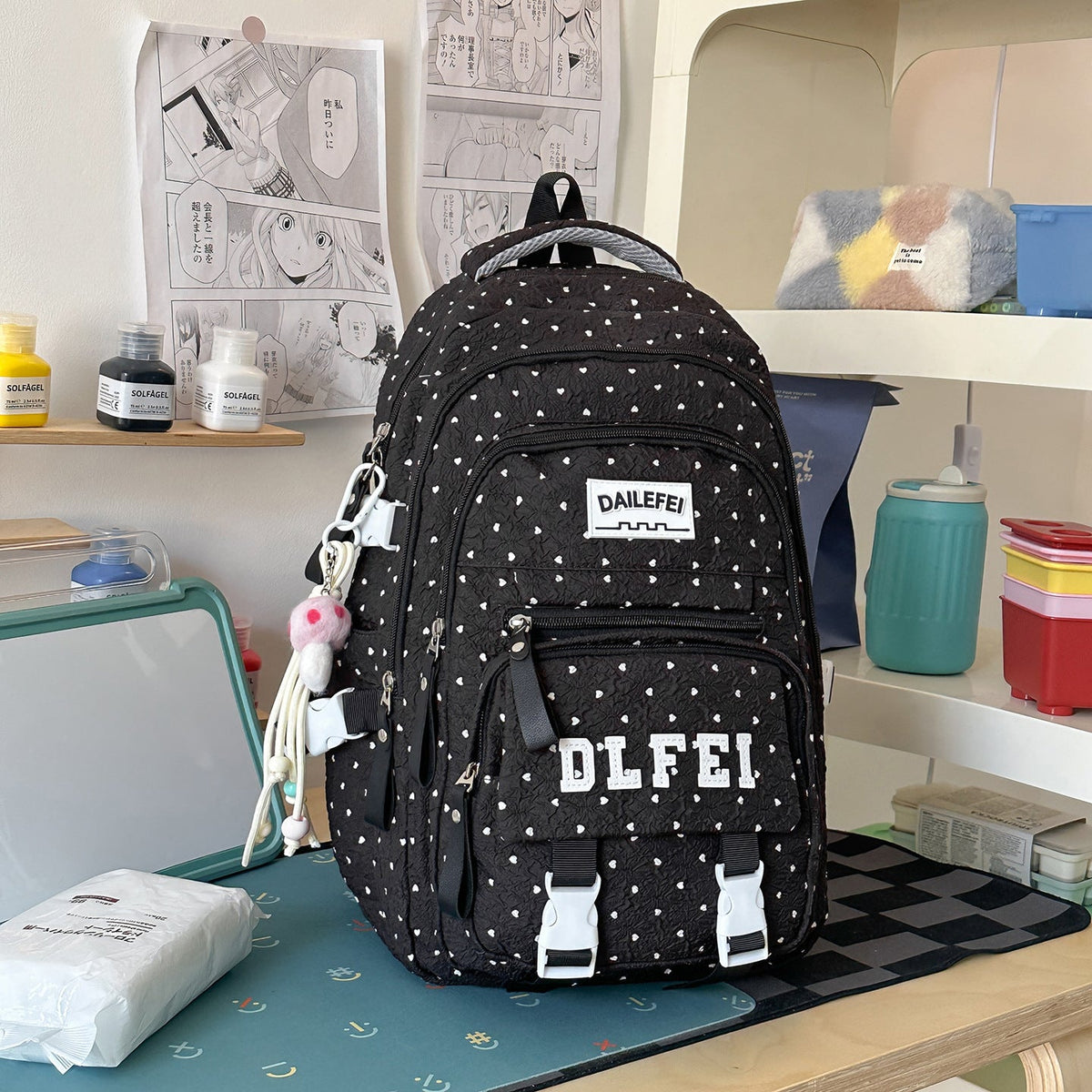 Multi-Compartment Foldable Backpack LoungeYard — product view 6