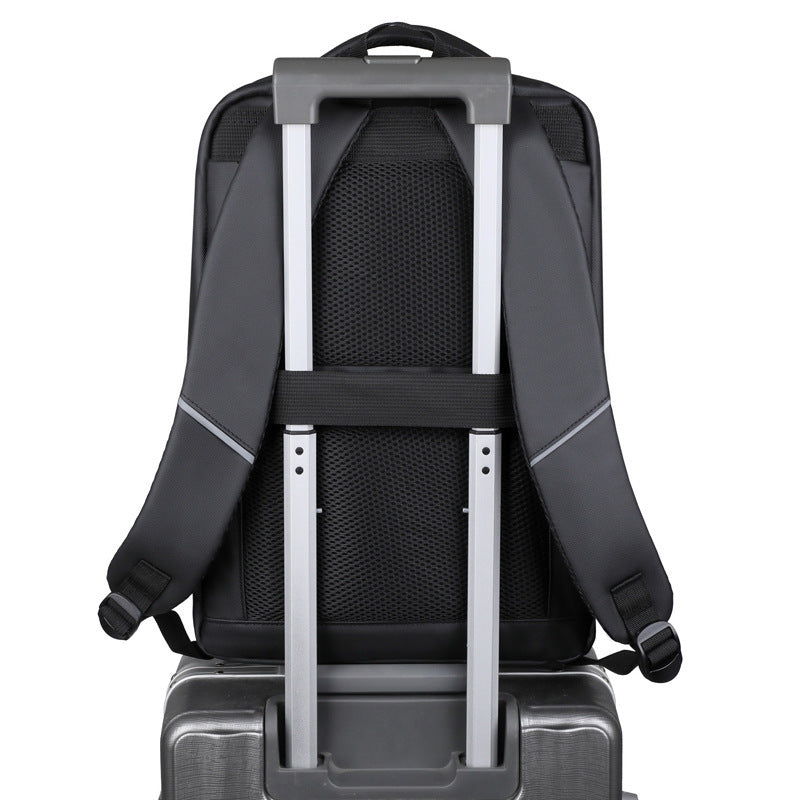 Modern Laptop Backpack with Multifunctional Compartments LoungeYard — product view 4