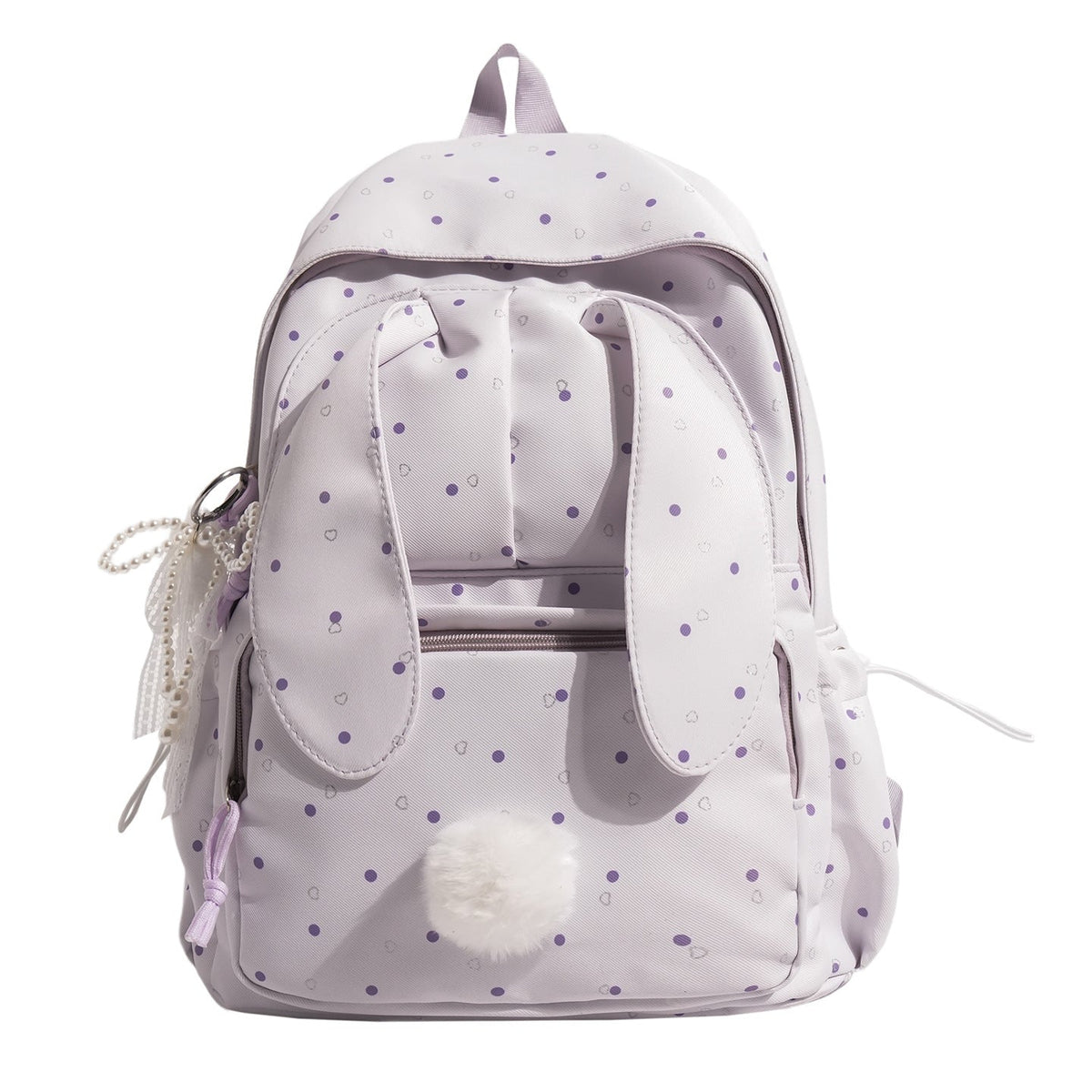 Kids' Cute Bunny-Design School Backpack LoungeYard — product view 6