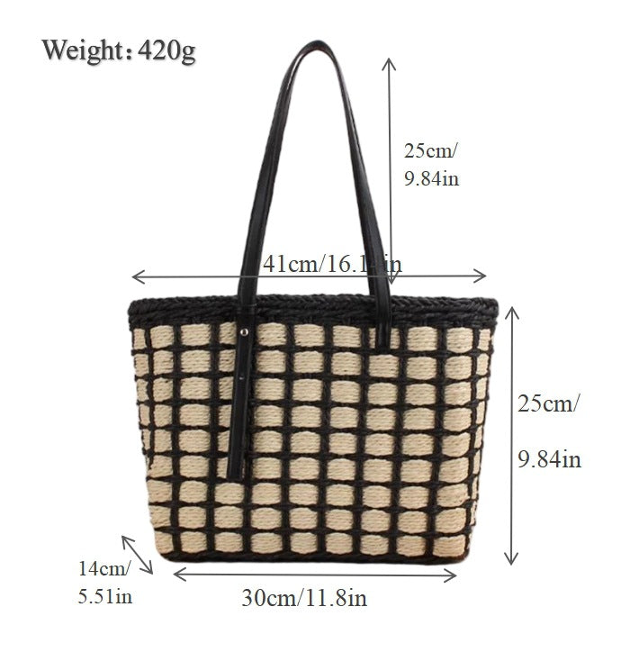 Handwoven basket bag LoungeYard — product view 7