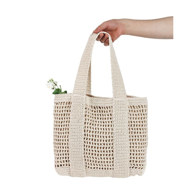 Stylish Crocheted Shopping Bag LoungeYard — product view 4