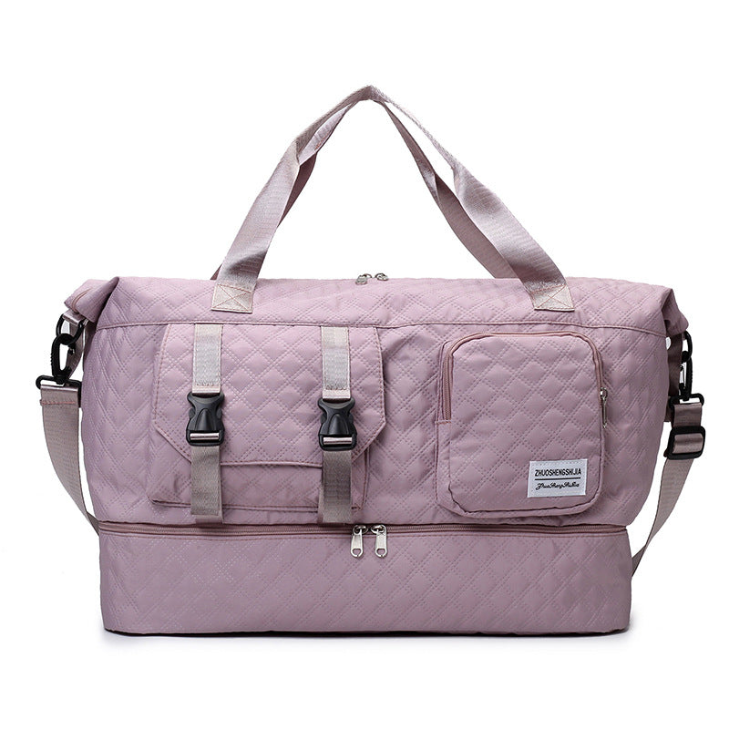 Premium Quilted Weekend Duffel Bag — product view 6