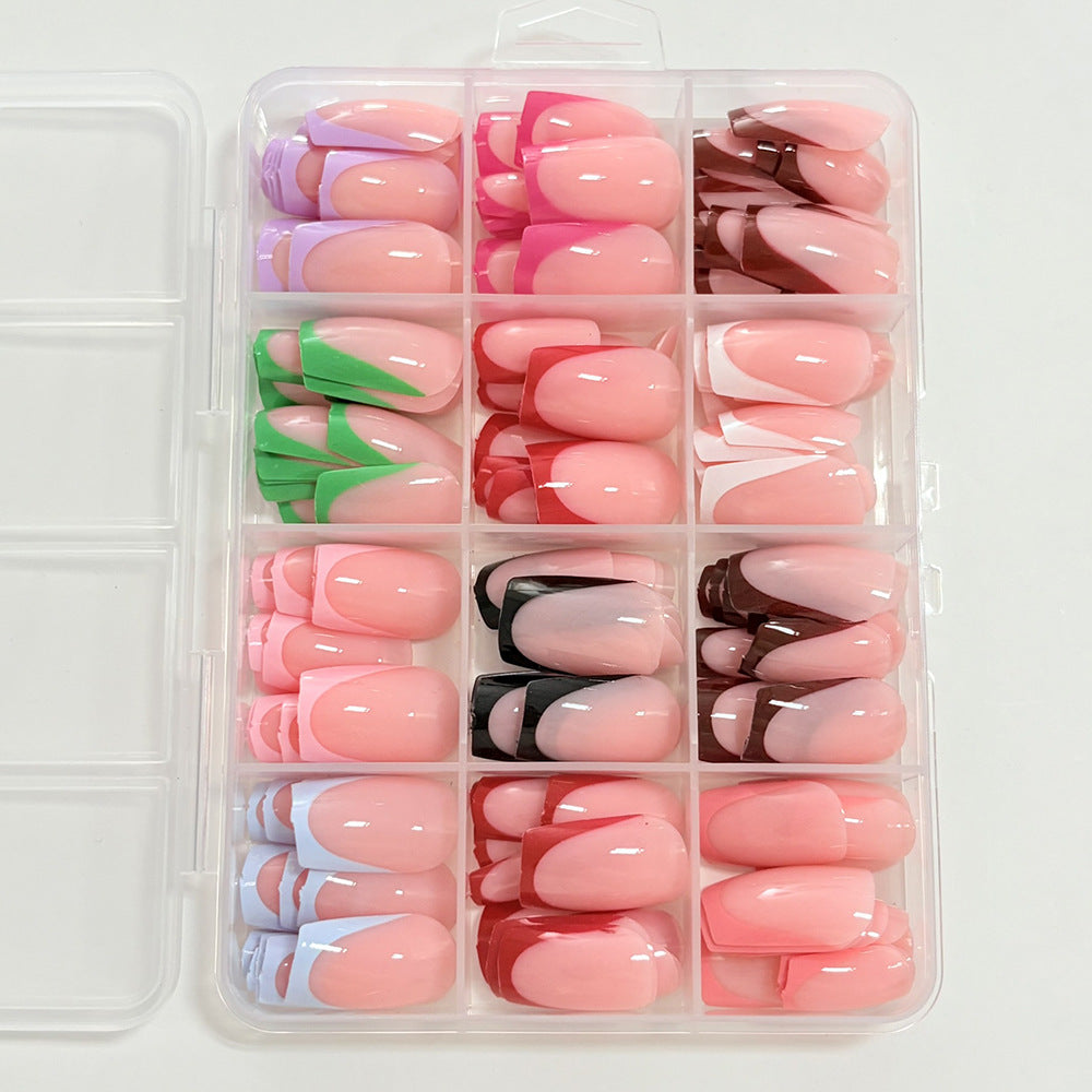 Customizable Full Cover Press-On Nail Tips Set — product view 6
