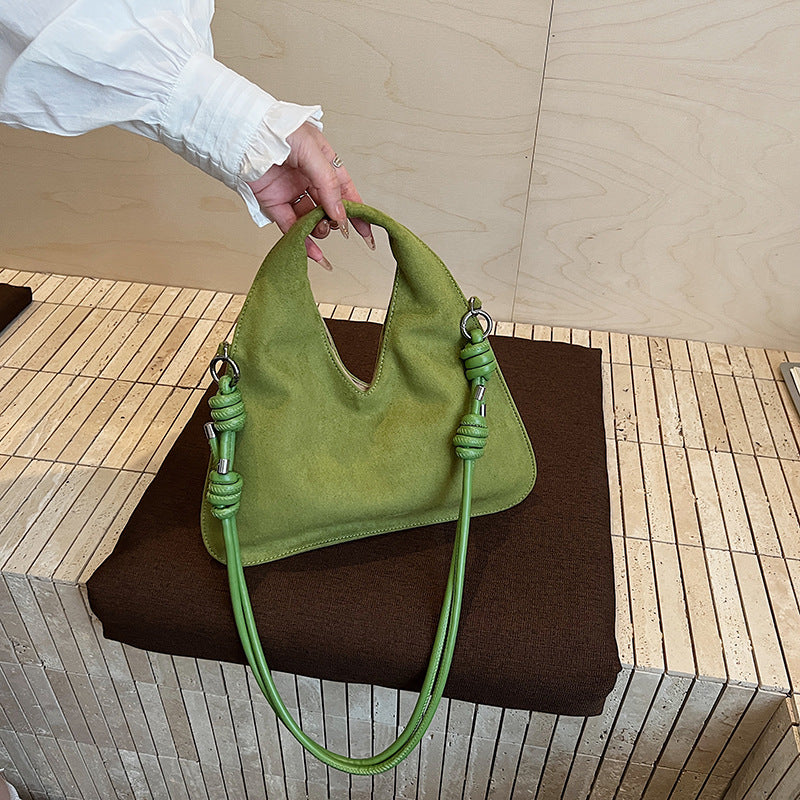 Suede Hobo Bag — product view 2