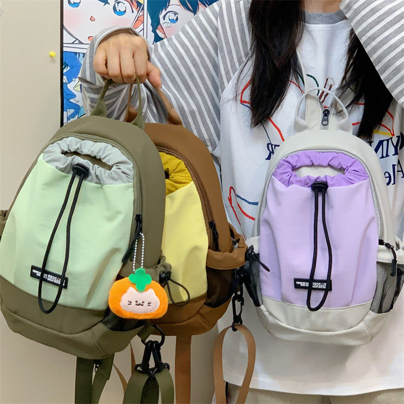 Drawstring Closure Casual Backpack LoungeYard — product view 4