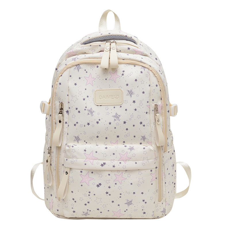 Starry Pattern Casual Backpack — product view 1
